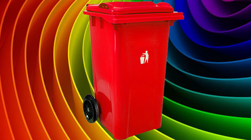 رنگبندی سطل زباله