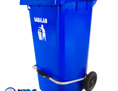 سطل زباله 100 لیتری سبلان
